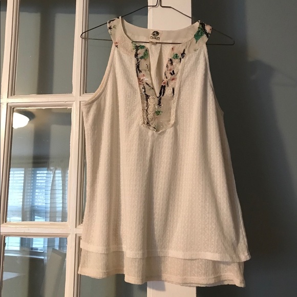 Anthropologie sleeveless sequin top - Picture 2 of 5